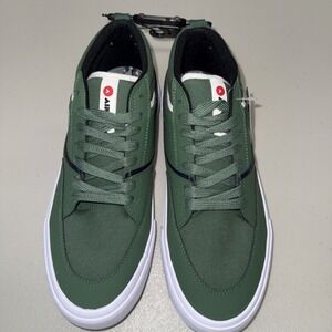 Airwalk Men's Freestyle‎ Mid Top Sneakers Skateboard Shoes Size 10 Green
